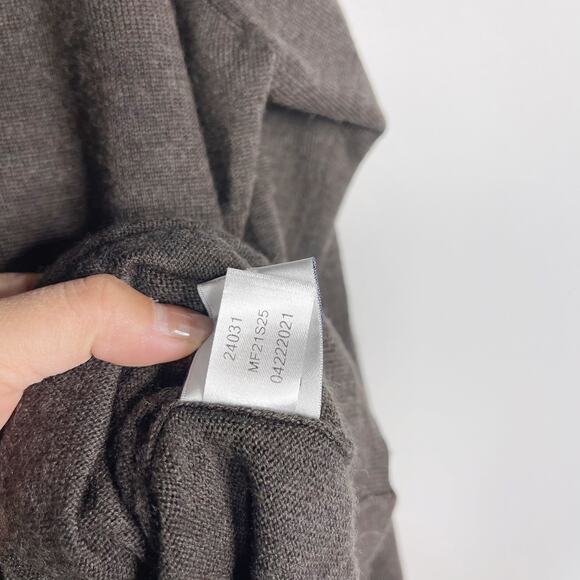 Peter Millar Mens XXL Brown Crown Soft Merino Wool Silk Quarter Zip Sweater 2XL - Picture 8 of 9